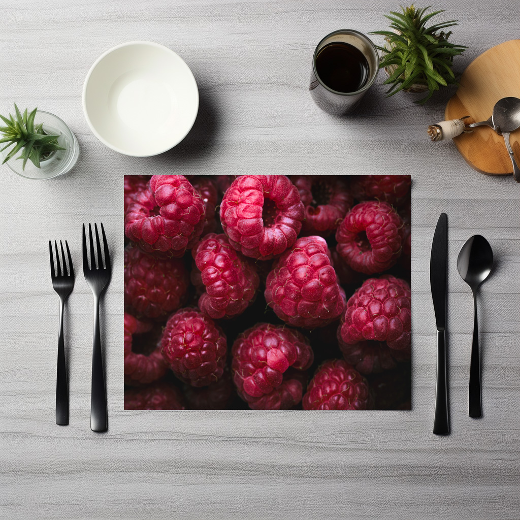 raxxa Premium-Tischset: Rasberries - Imagen 5