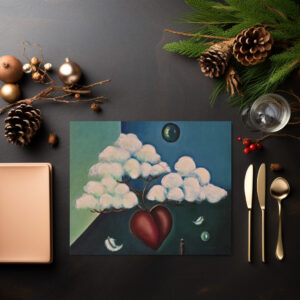 raxxa Premium-Tischset: Wo das Herz schlägt I