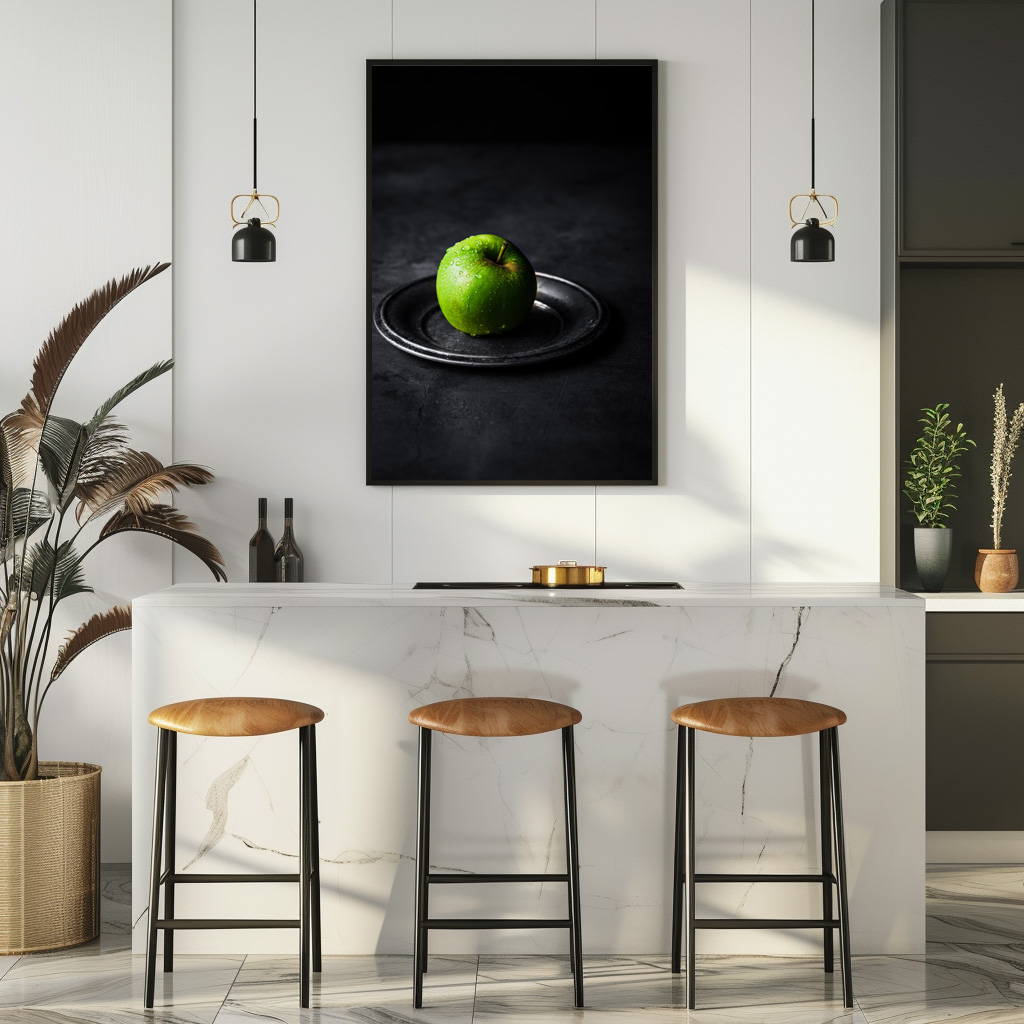 Poster: Green apple - Imagen 4
