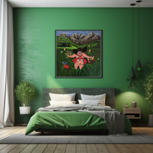 Poster: Alpenglück a.d. R. WeibsBild