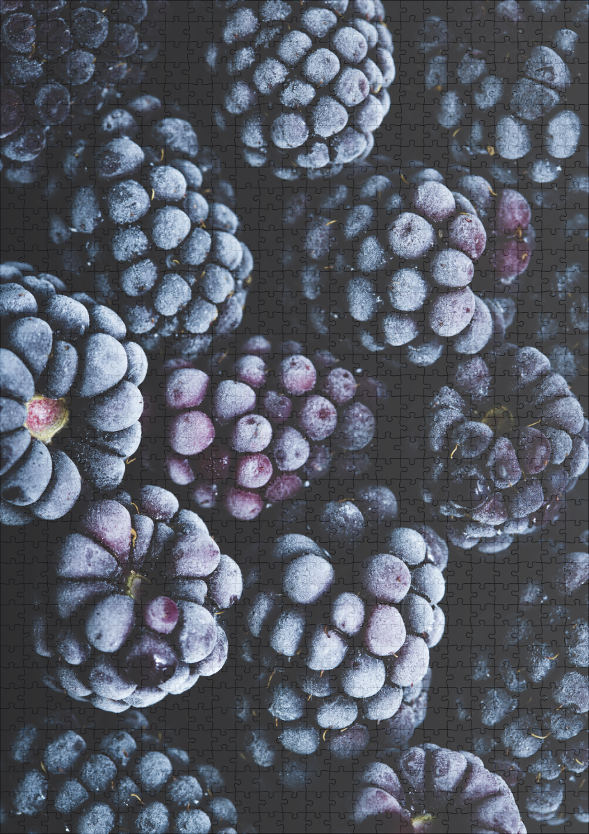 raxxa Premium-Puzzle: Frozen blackberries - Image 2