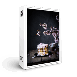 raxxa Premium-Puzzle: Pancakes with cherry frosting