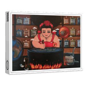 raxxa Premium-Puzzle: Hausgemacht a.d.R. WeibsBild