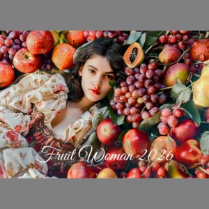 raxxa Premium-Monatskalender Fruit Woman 2026