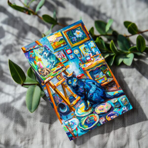 raxxa Postkarte: Cat sitting in Painters Studio