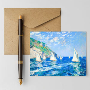 raxxa Postkarte: Sailboats on Calm Waters Impressionist Painting