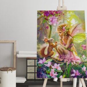 raxxa Canva: Flower Fairy and Playful Squirrel