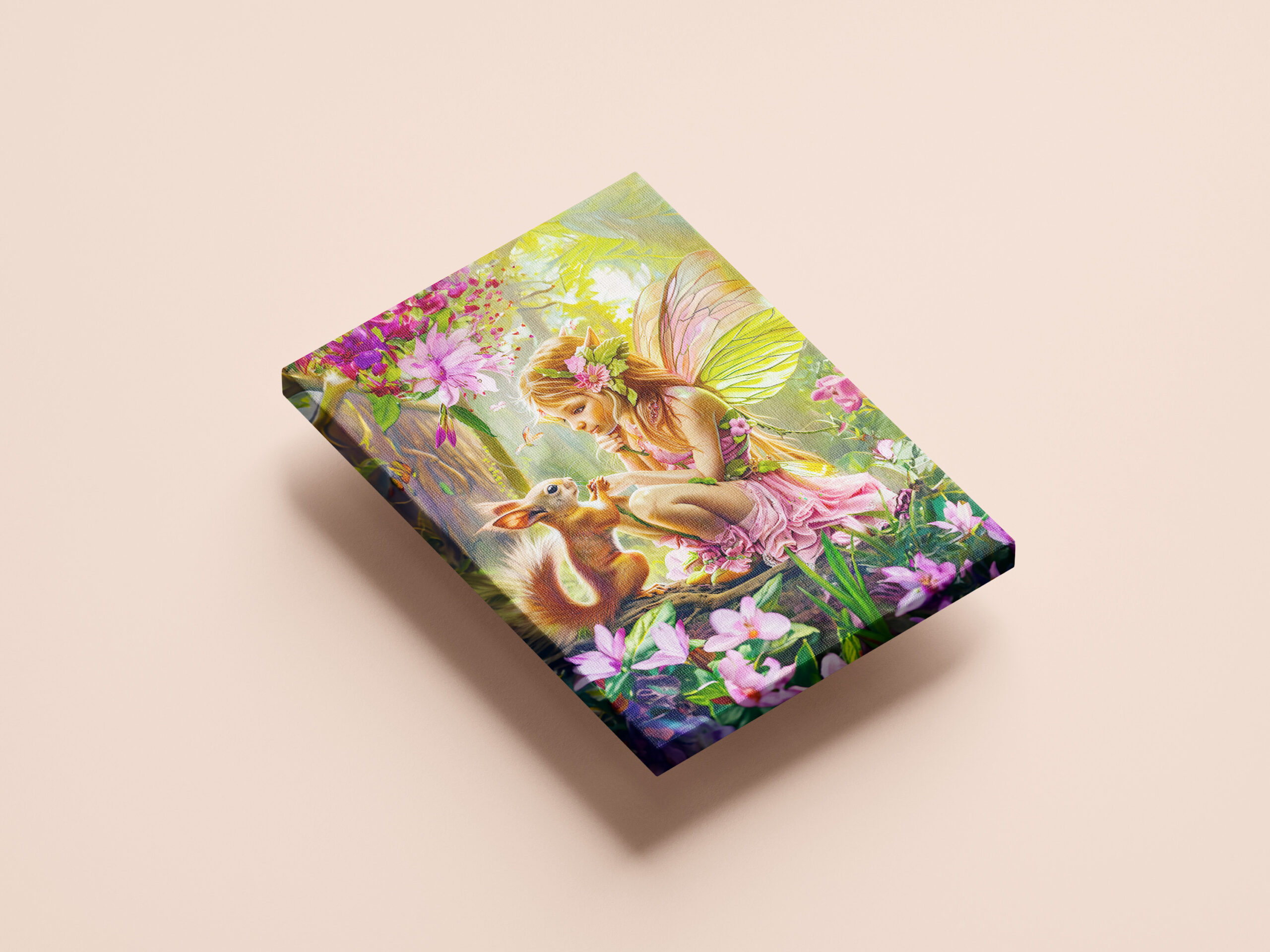 raxxa Canva: Flower Fairy and Playful Squirrel - Image 2
