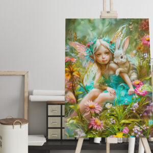 raxxa Canva: Flower Fairy and Gentle Rabbit