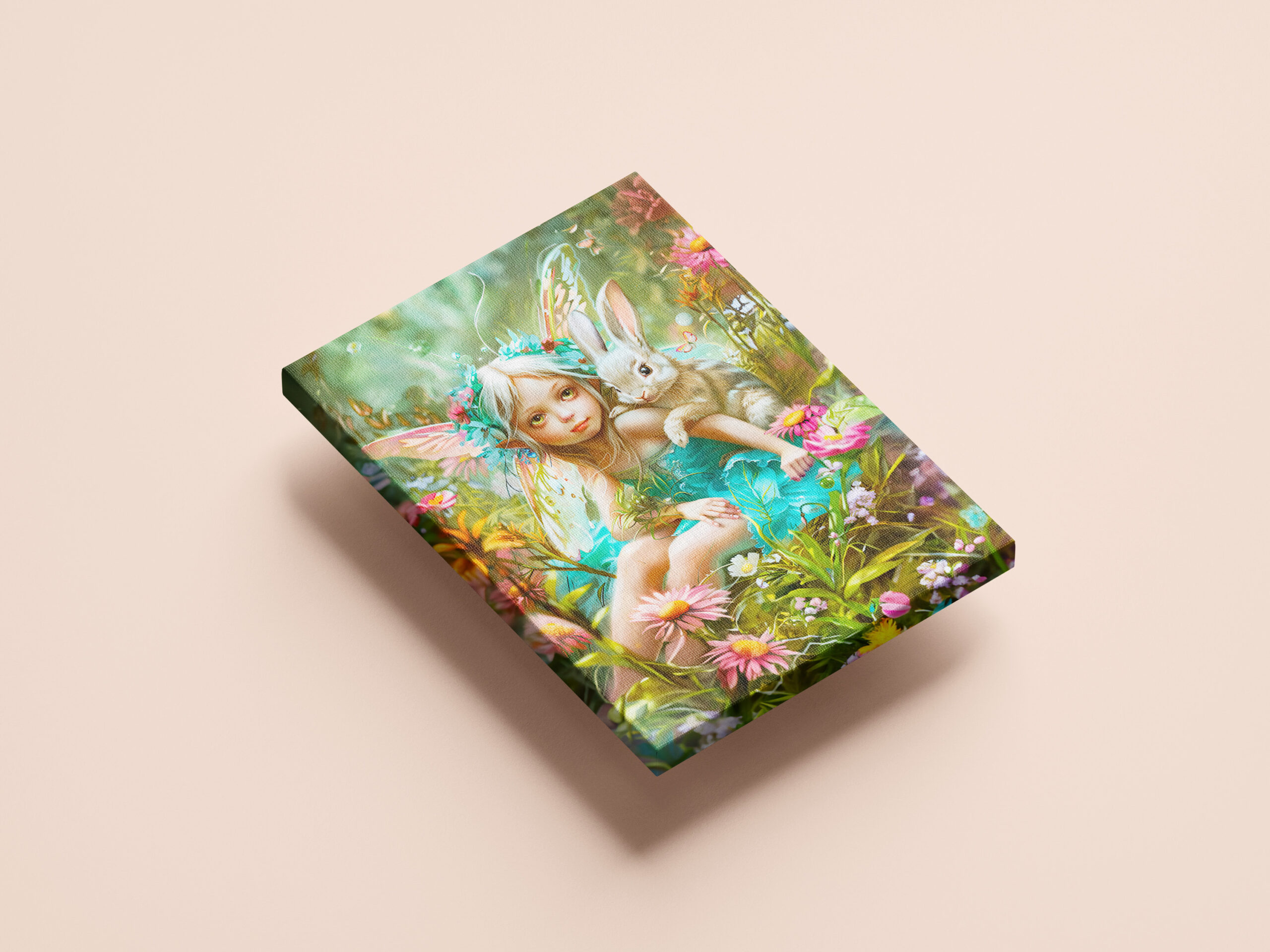 raxxa Canva: Flower Fairy and Gentle Rabbit - Image 2