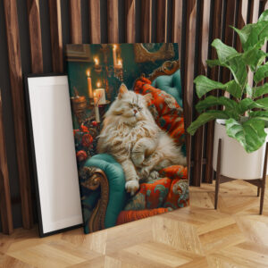 raxxa Canva: Cozy Cat Napping in Comfortable Setting