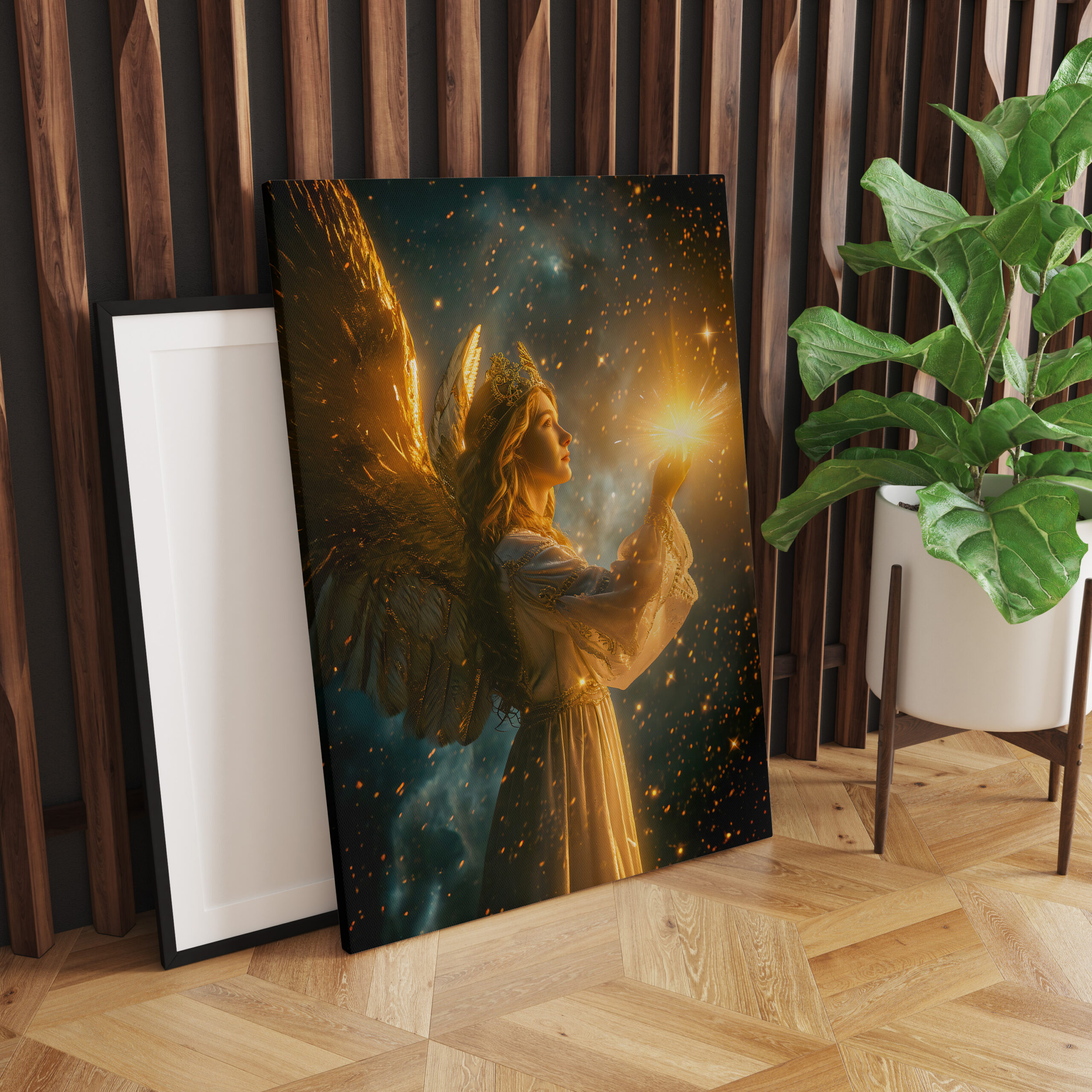 raxxa Canva: Angel Holding a Radiant Star