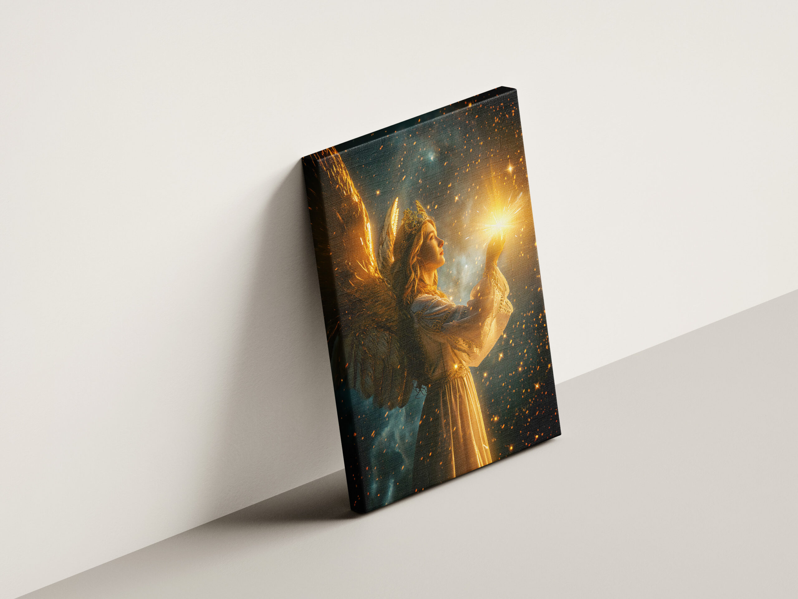 raxxa Canva: Angel Holding a Radiant Star - immagine 2