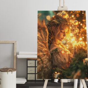raxxa Canva: Celestial Joy Christmas Angel