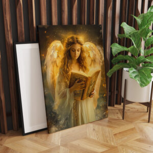 raxxa Canva: Divine Wisdom Angel with Bible