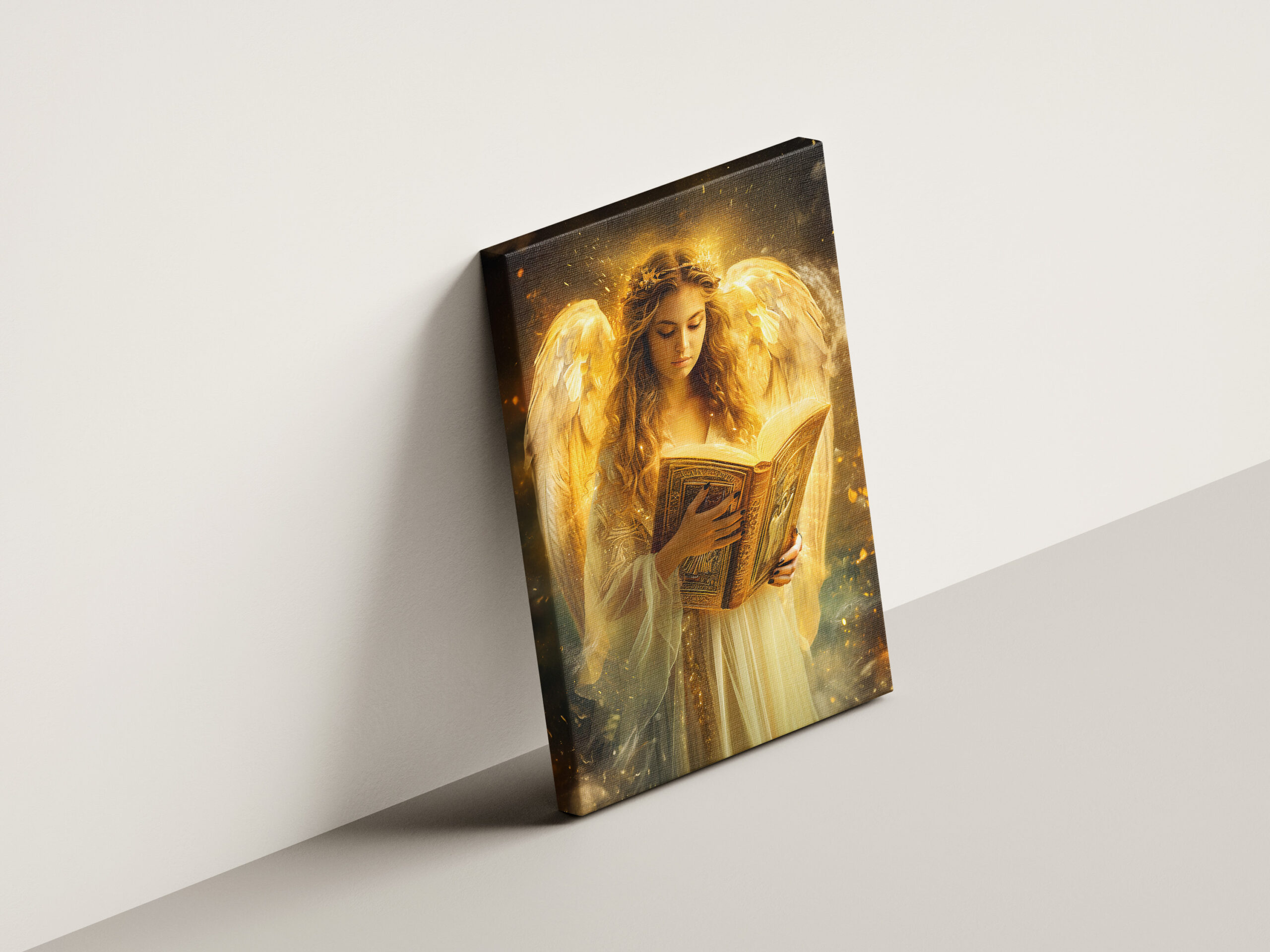 raxxa Canva: Divine Wisdom Angel with Bible - Image 2