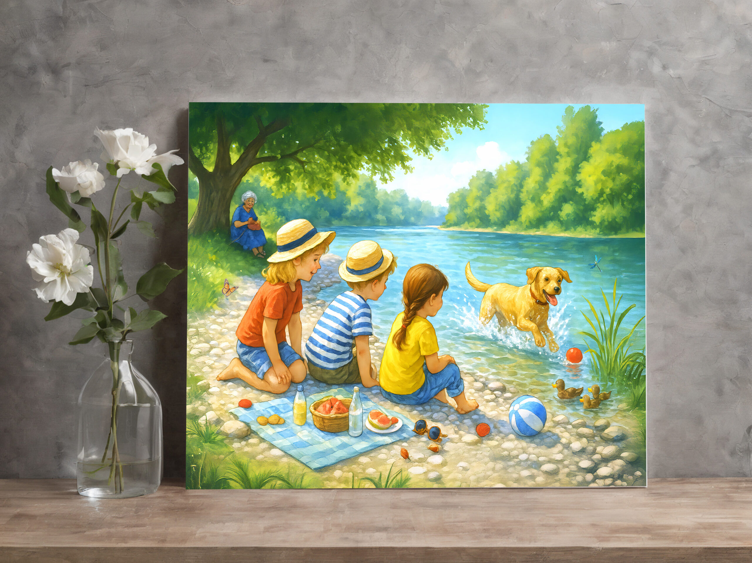 raxxa Canva: Kids Picnic by Iasar River