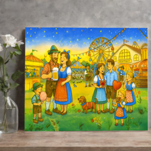 raxxa Canva: Bavarian culture Oktoberfest with Fair