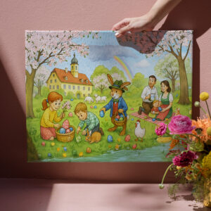 raxxa Canva: Easter Egg Hunt in Park