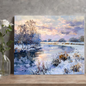 raxxa Canva: Winter Havel River Landscape
