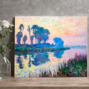 raxxa Canva: Tranquil Spring River Scene at Havelland