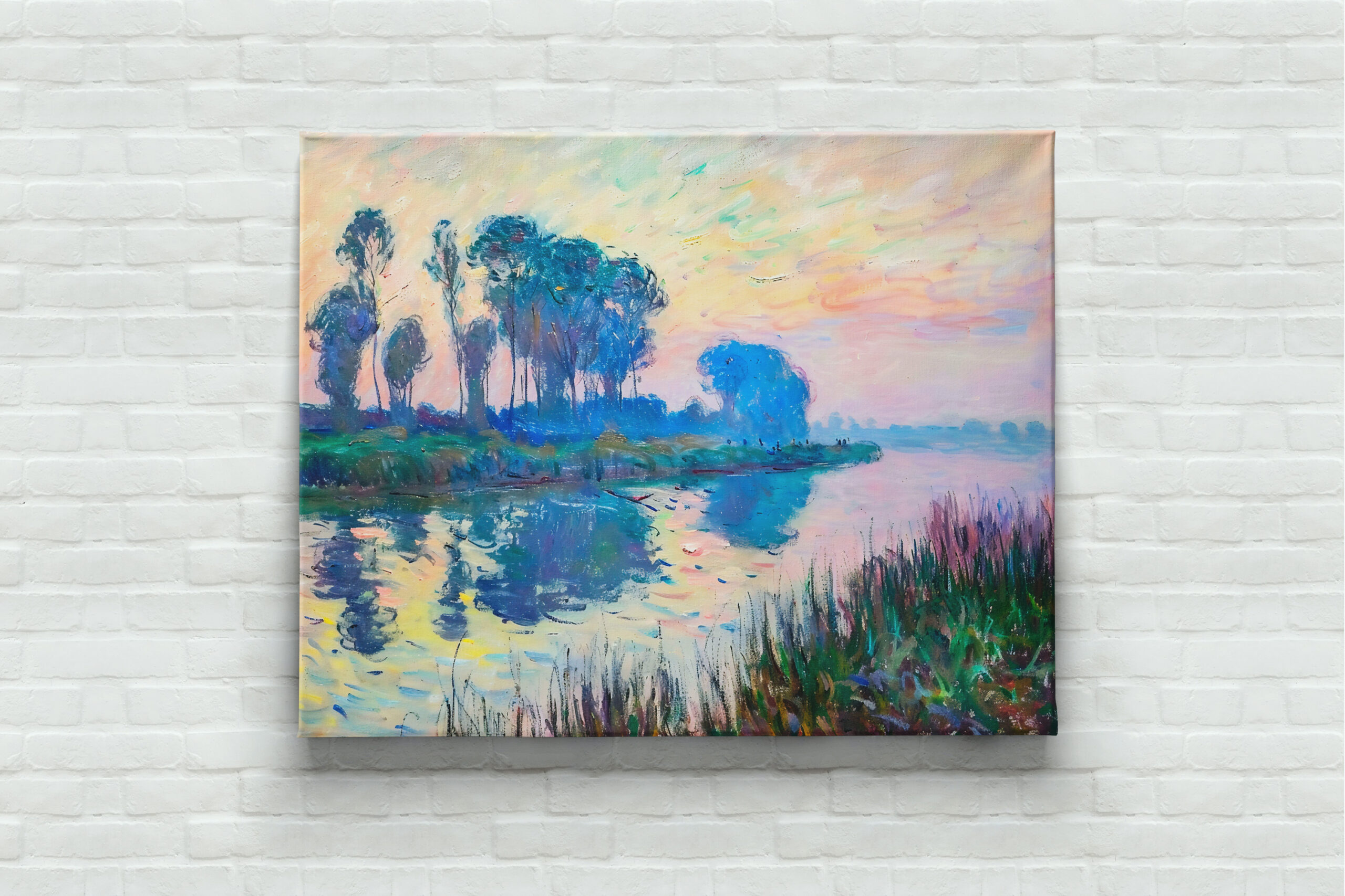 raxxa Canva: Tranquil Spring River Scene at Havelland - Image 2