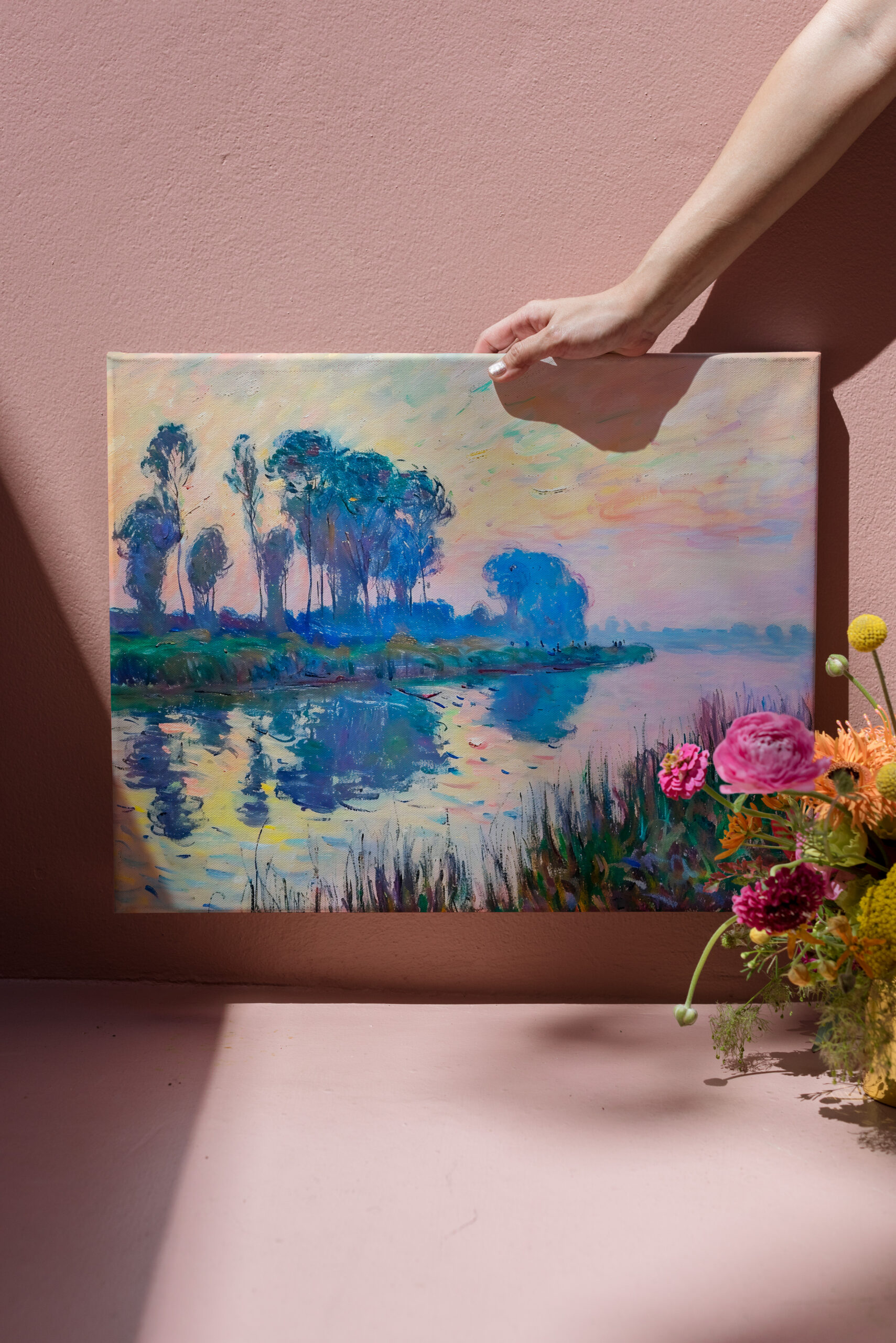 raxxa Canva: Tranquil Spring River Scene at Havelland - Image 3