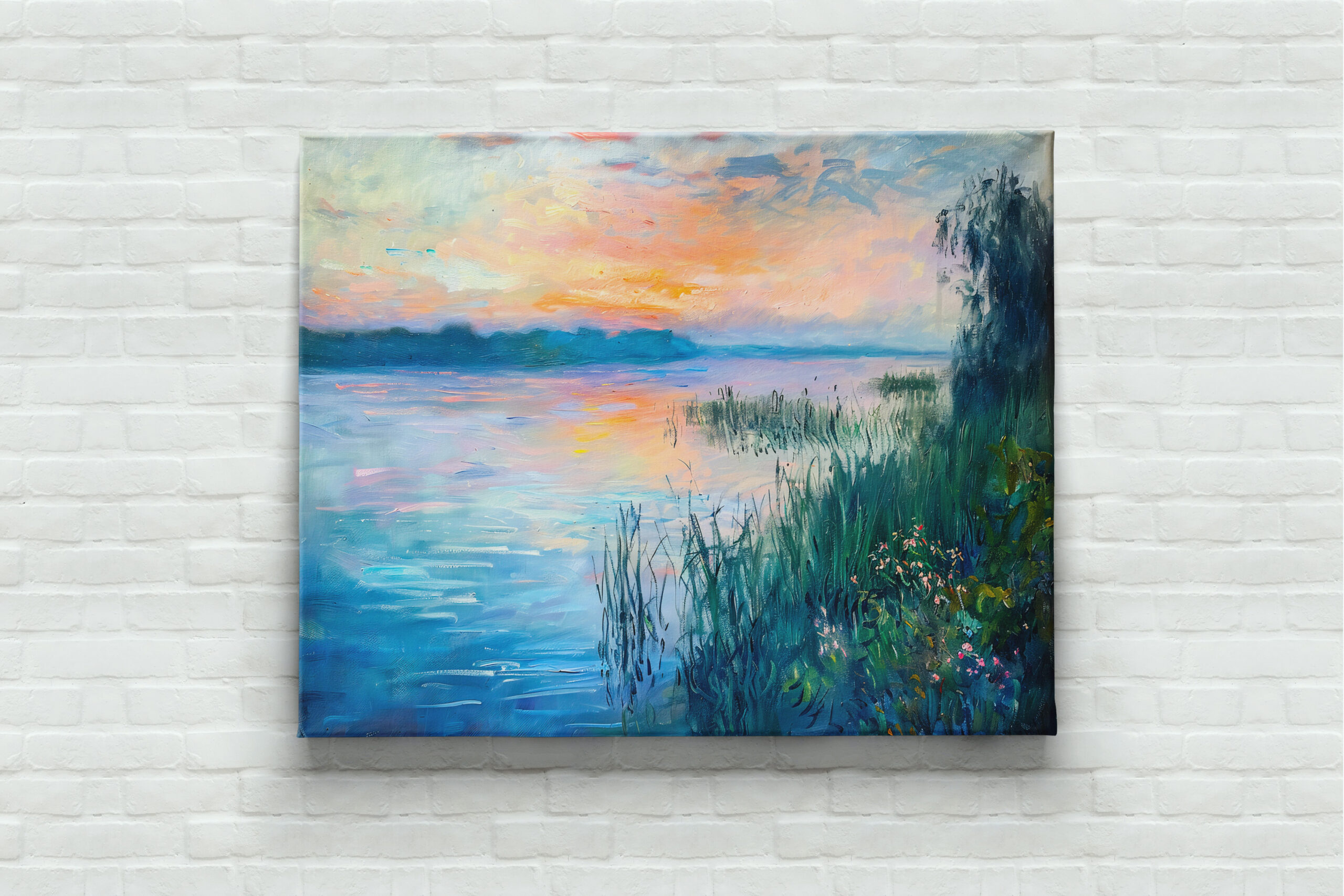 raxxa Canva: Sunrise Autumn River Reflections - Imagen 2