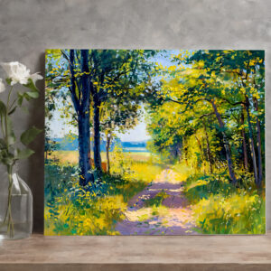 raxxa Canva: Forest Path in Golden Summer Light