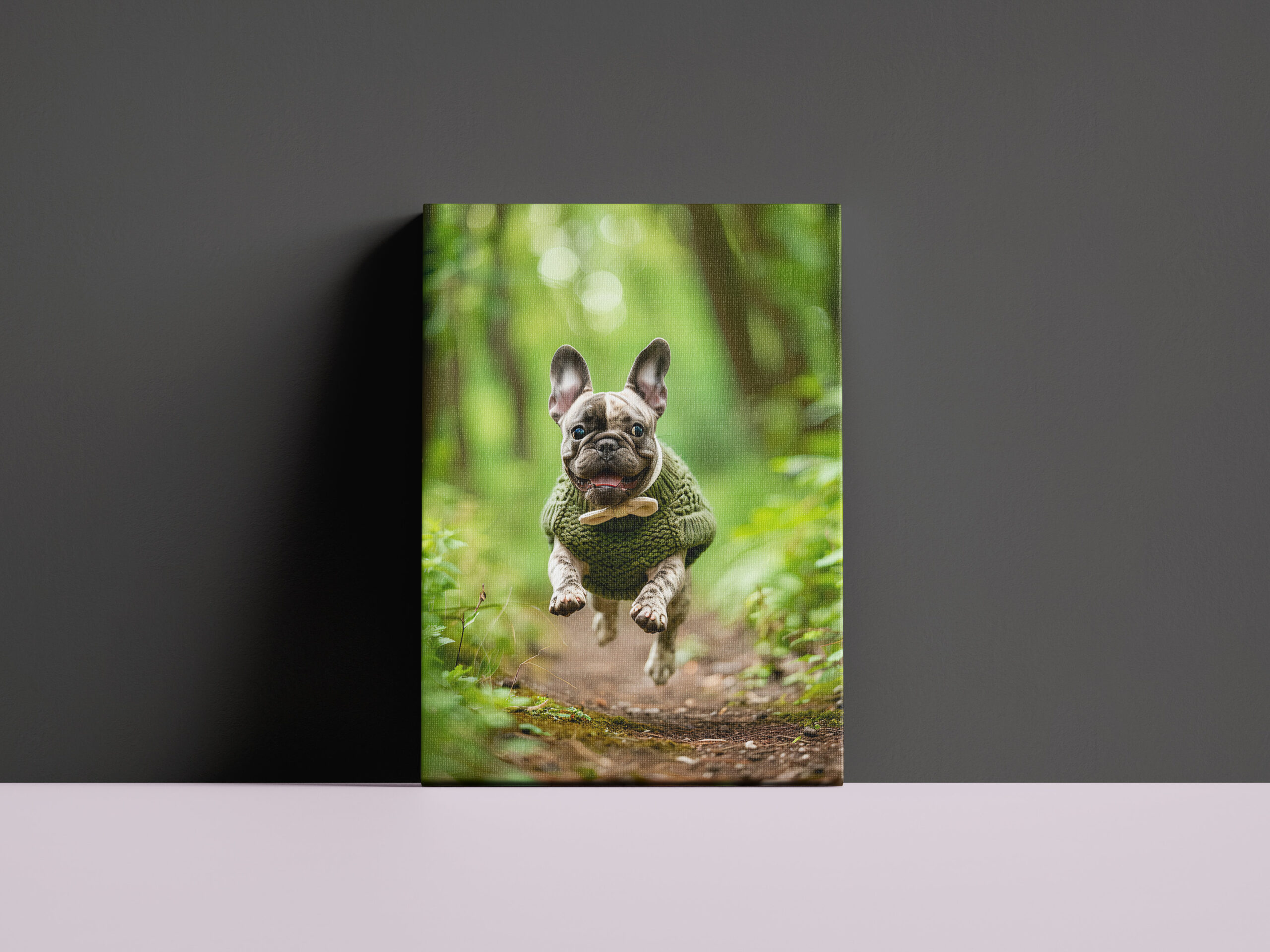 raxxa Canva: French Bulldog in Knitted Dog Attire 3 – Image 2