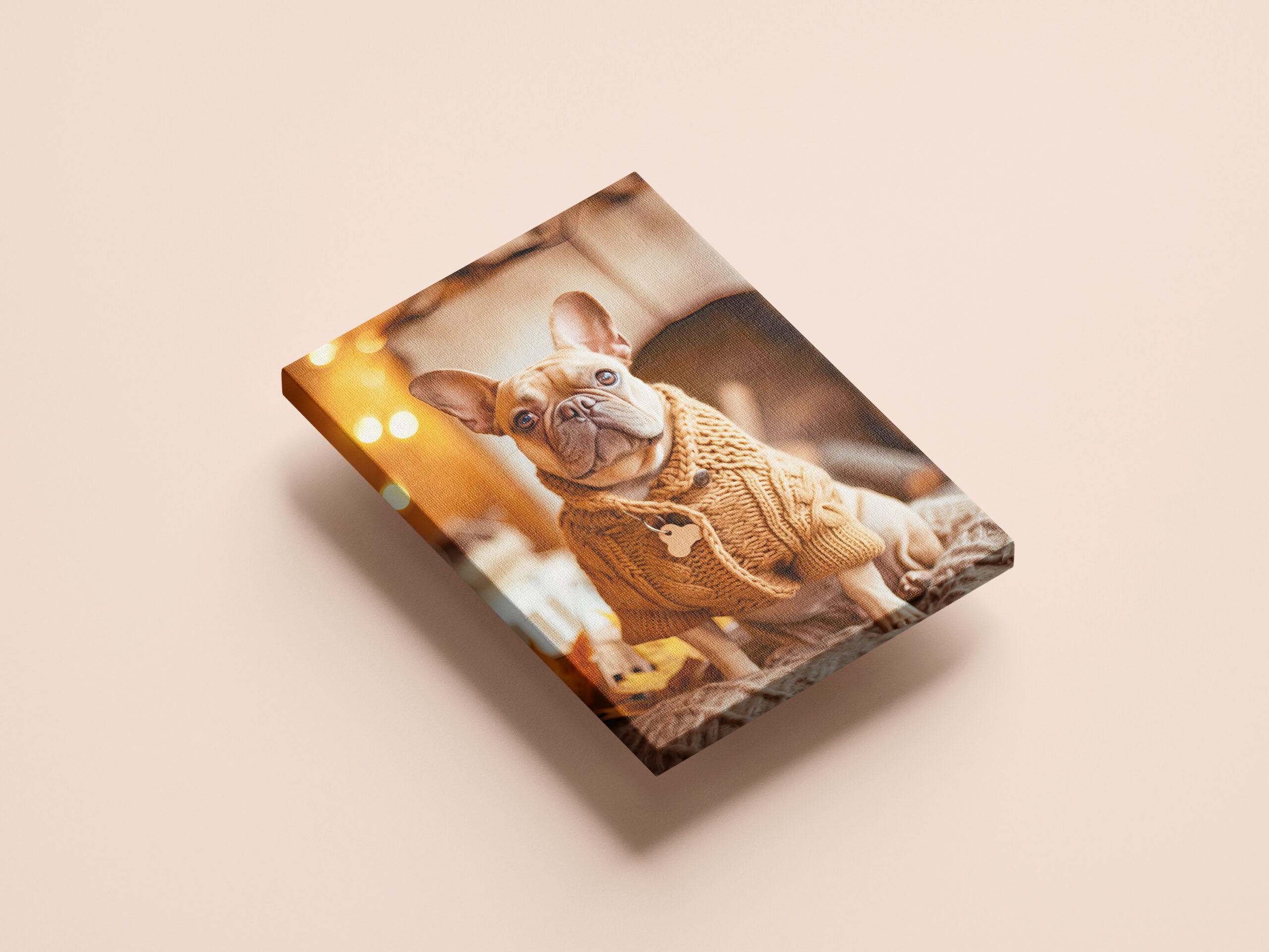 raxxa Canva: French Bulldog in Knitted Dog Attire 4 - Image 2