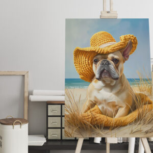 raxxa Canva: French Bulldog in Knitted Dog Attire 7