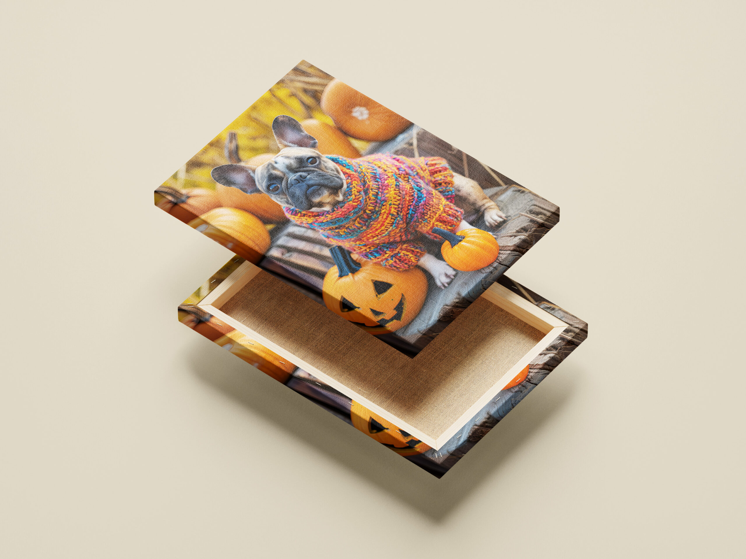 raxxa Canva: French Bulldog in Knitted Dog Attire 9 – Image 2