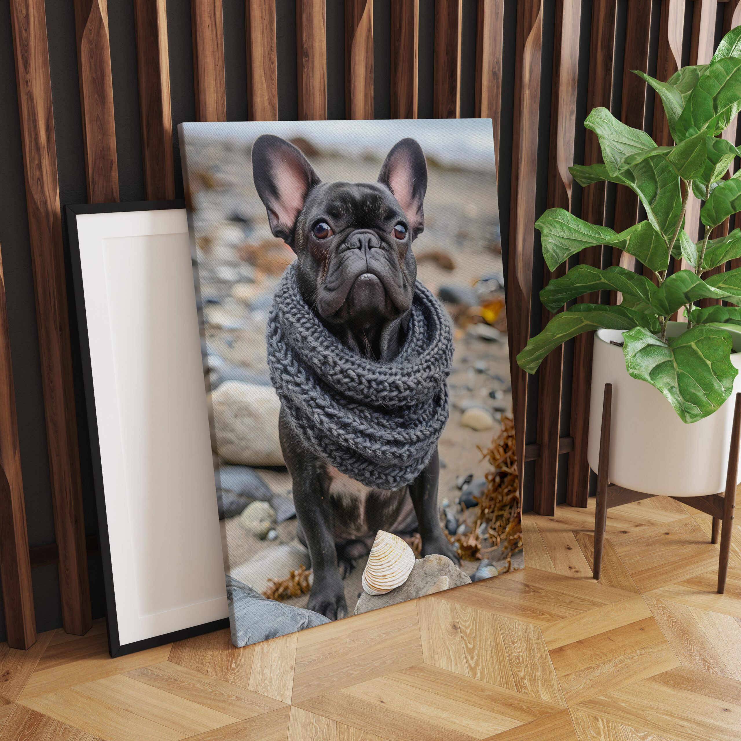 raxxa Canva: French Bulldog in Knitted Dog Attire 10 – Bild 2