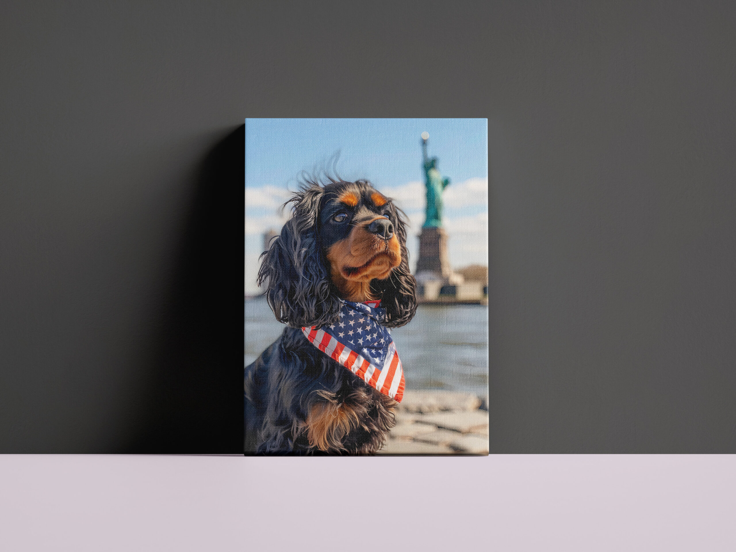 raxxa Canva: King Charles Cocker Spaniel Takes Selfies in New York - Imagen 3