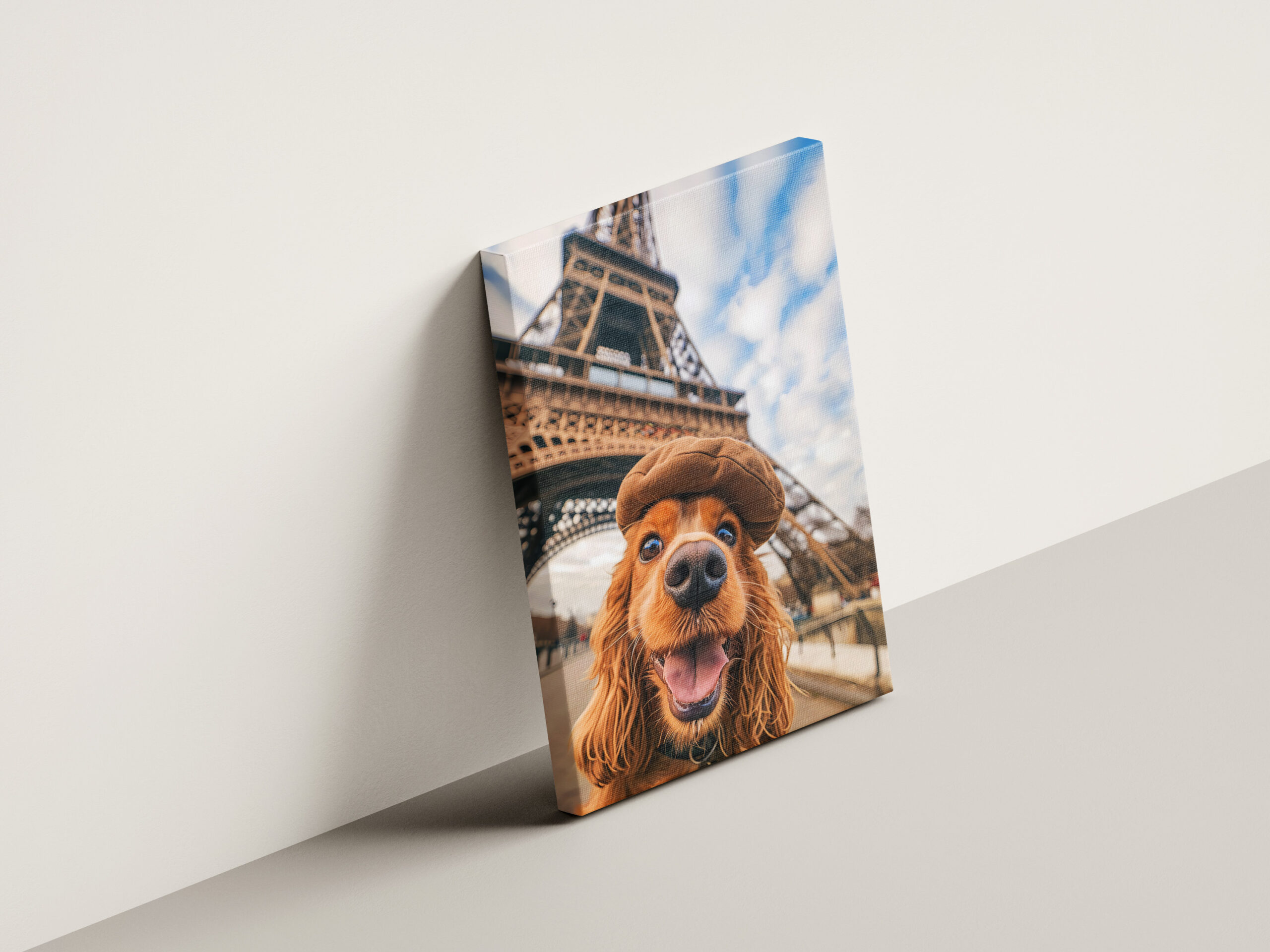raxxa Canva: King Charles Cocker Spaniel Takes Selfies in Paris - Imagen 3