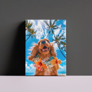 raxxa Canva: King Charles Cocker Spaniel Takes Selfies Across the Globe