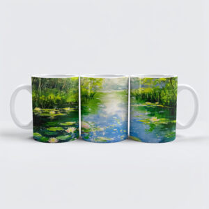 raxxa Premium-Tasse: Summer Pond with Water Lilies