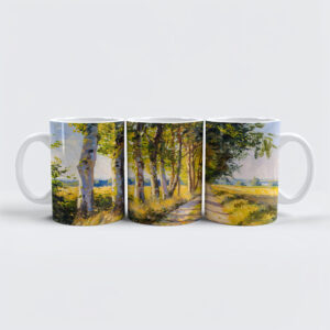 raxxa Premium-Tasse: Golden Summer Tree Alley