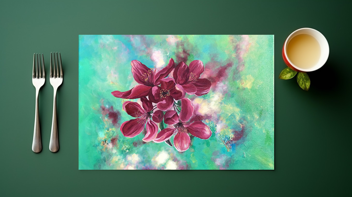 raxxa Premium-Tischset: Aufblühen - immagine 3