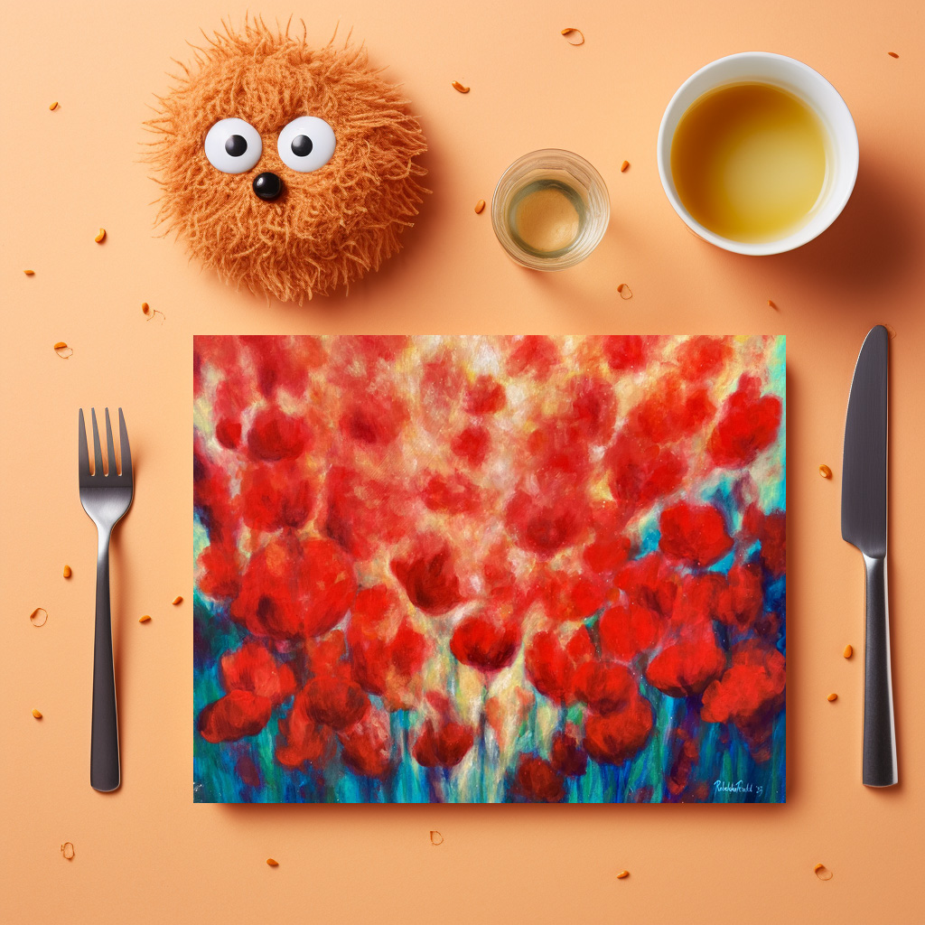 raxxa Premium-Tischset: Sommerblühen - immagine 2