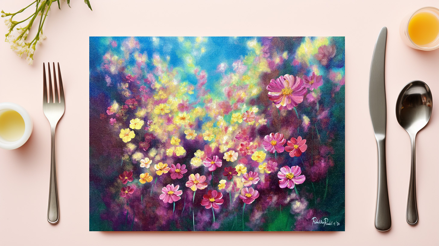 raxxa Premium-Tischset: Blütenpracht - immagine 3