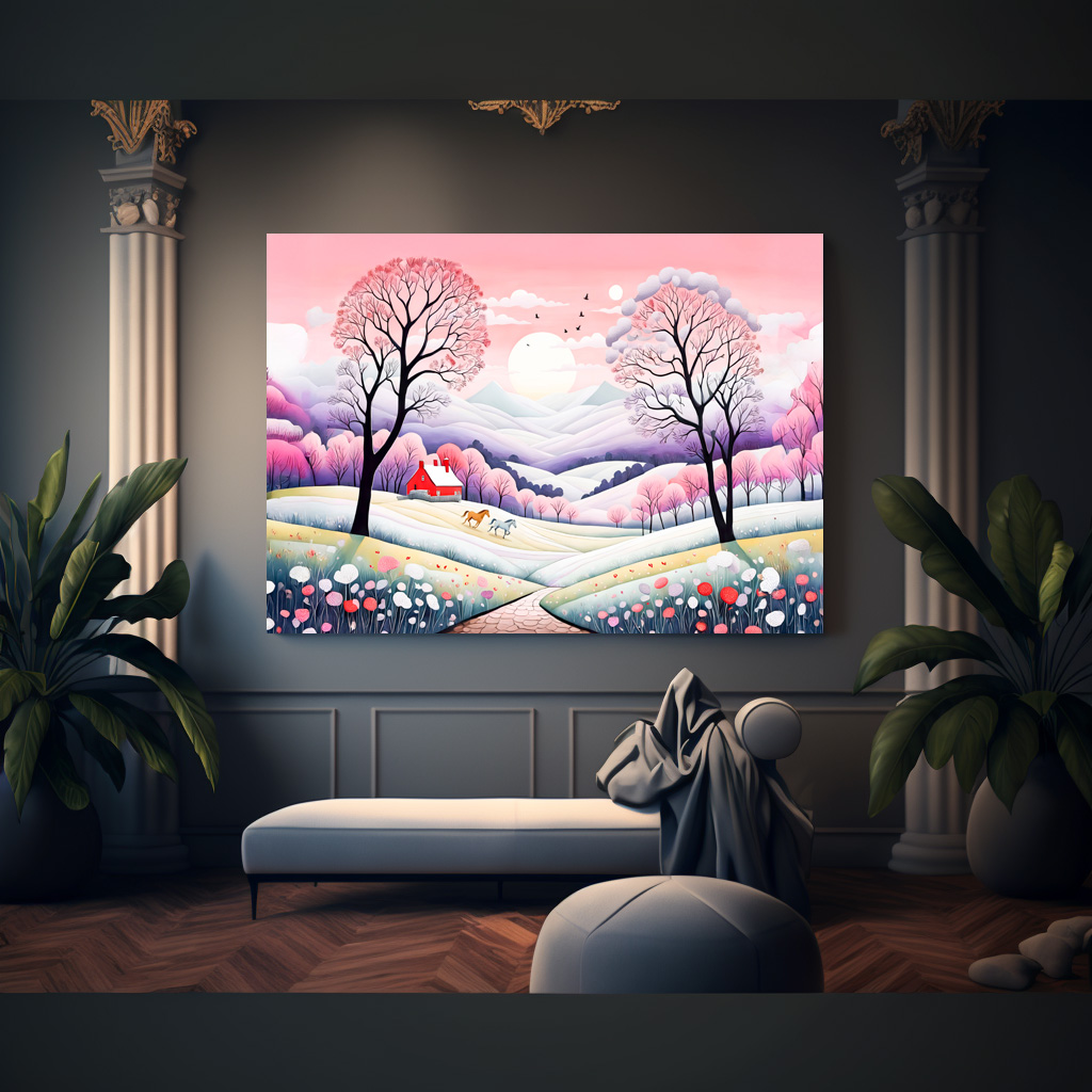 Poster: Rural Landscape Winter to Spring Transition – Image 3