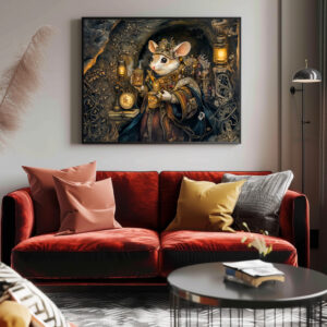 Poster: Mouse King in a Tree Root Castle