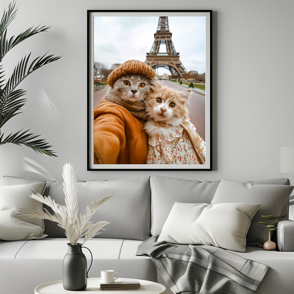 Poster: Romantic Cats in Paris - immagine 3