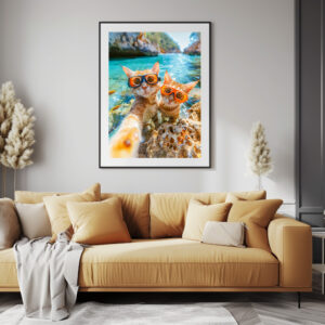 Poster: Snorkeling Cats in the Mediterranean Sea