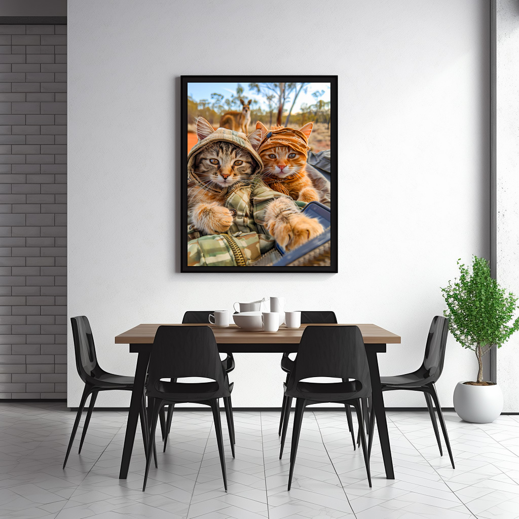 Poster: Cats Exploring the Australian Outback - Image 2