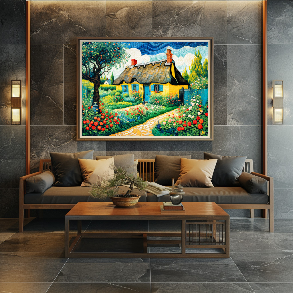 Poster: Charming Thatched Cottage with Lush Garden - immagine 2