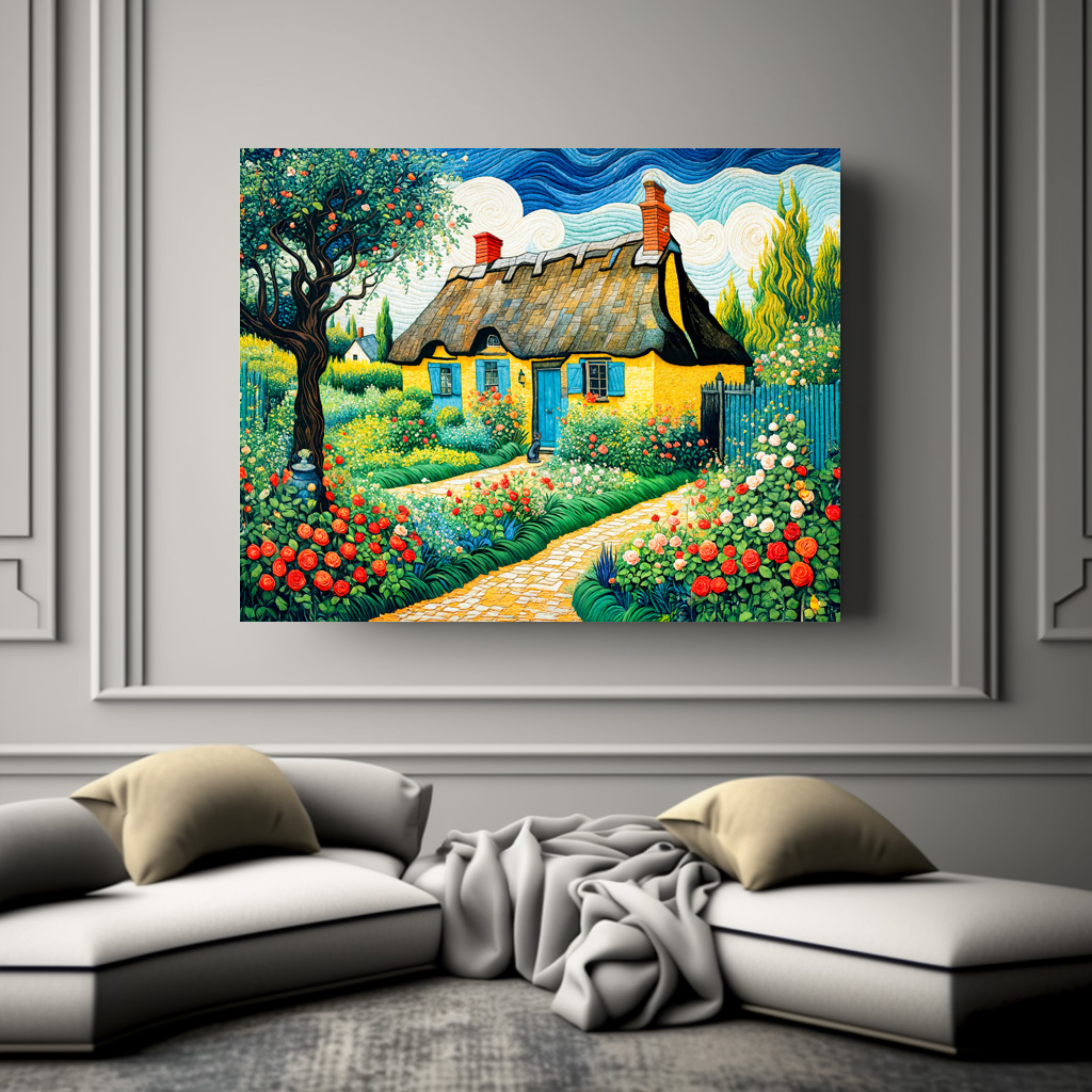 Poster: Charming Thatched Cottage with Lush Garden - immagine 3