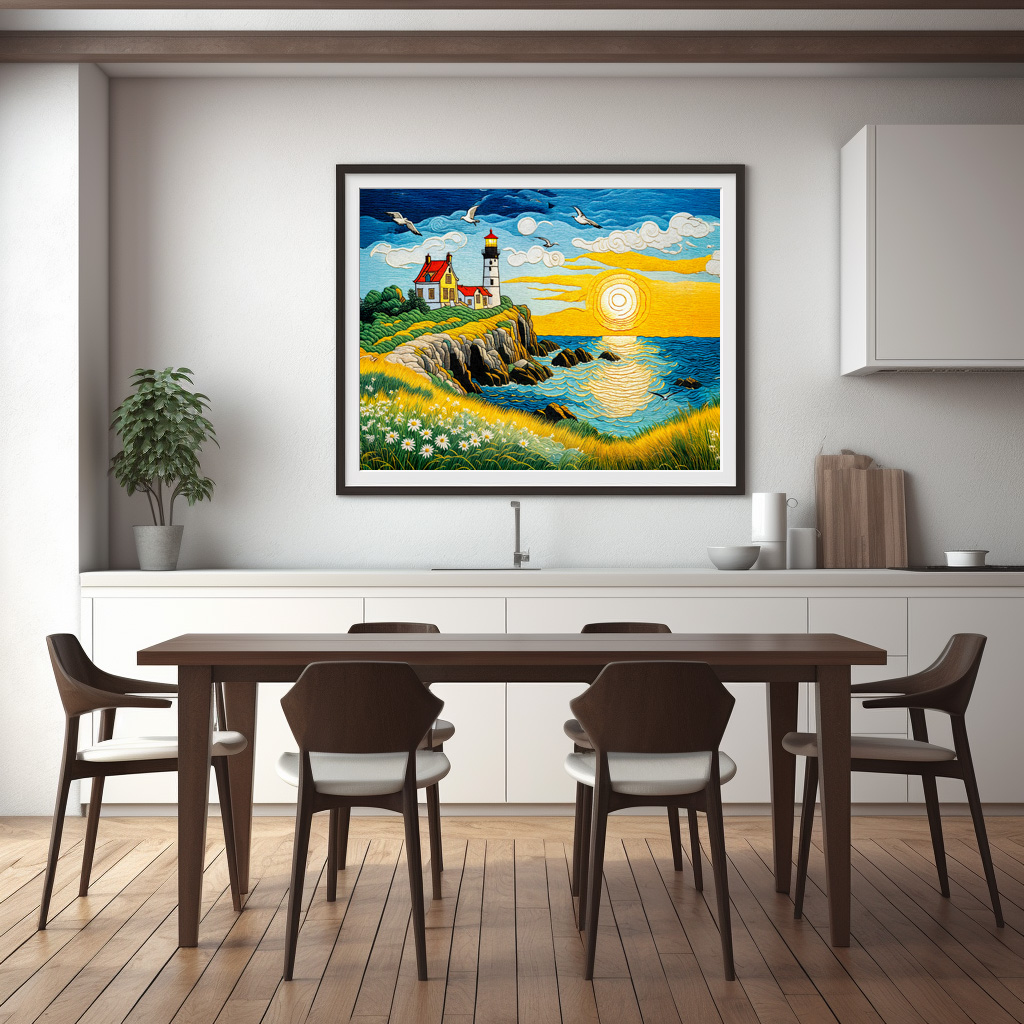 Poster: Serene Coastal Farm by the Sea - immagine 3